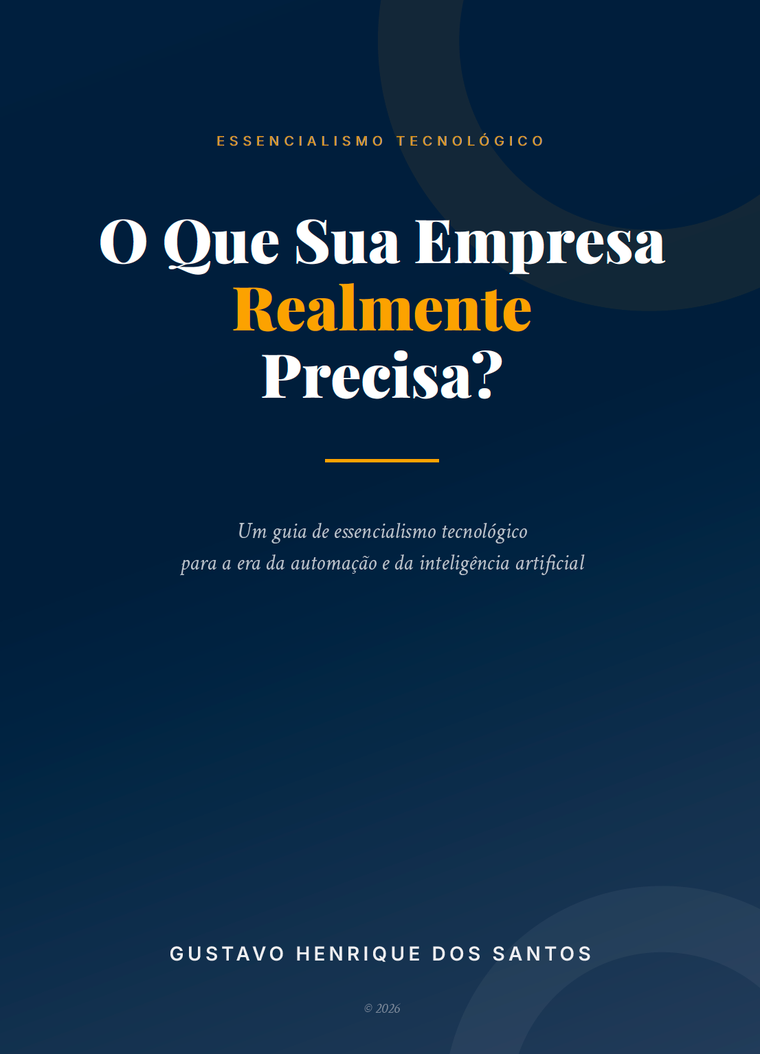 Capa do livro O Que Sua Empresa Realmente Precisa?